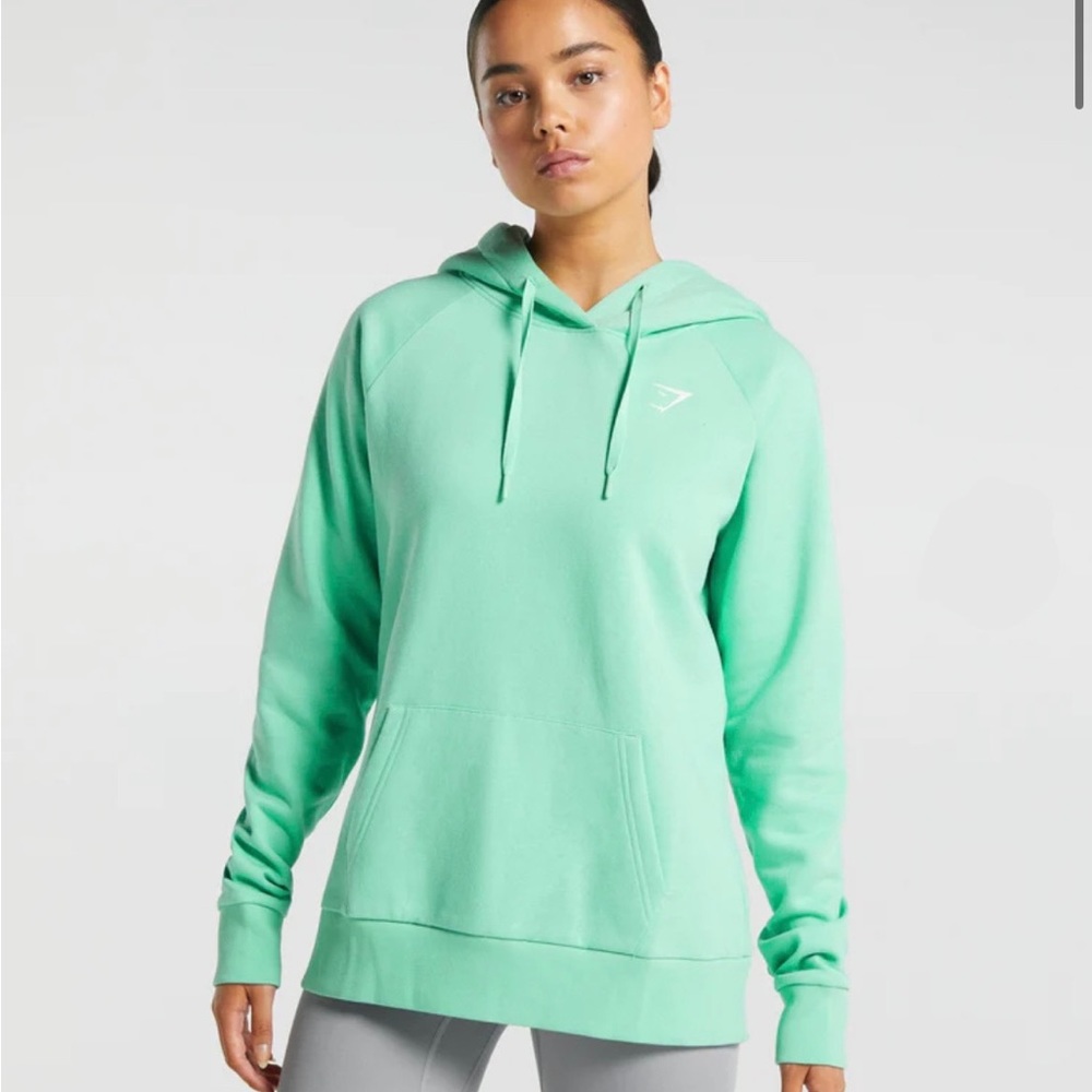 Gymshark Light Blue Training Pullover Hoodie